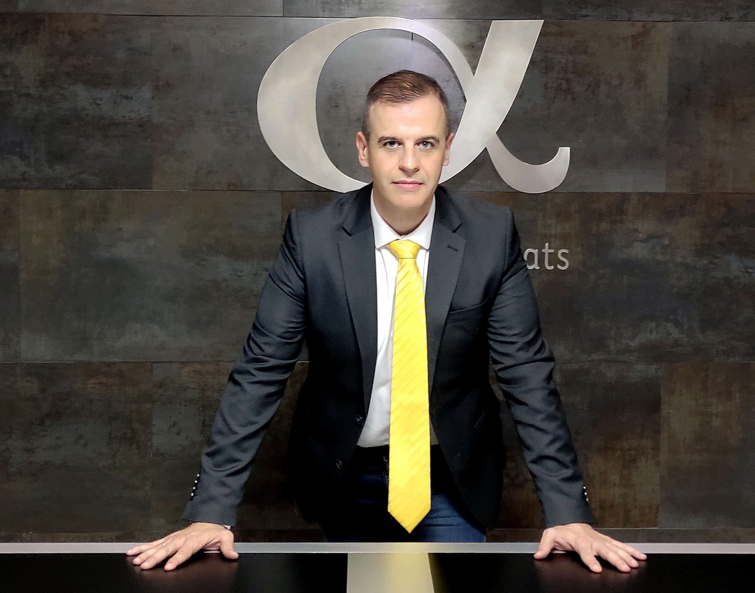 Retrat de Josep Anton Silvestre, advocat principal de Silvestre Advocats